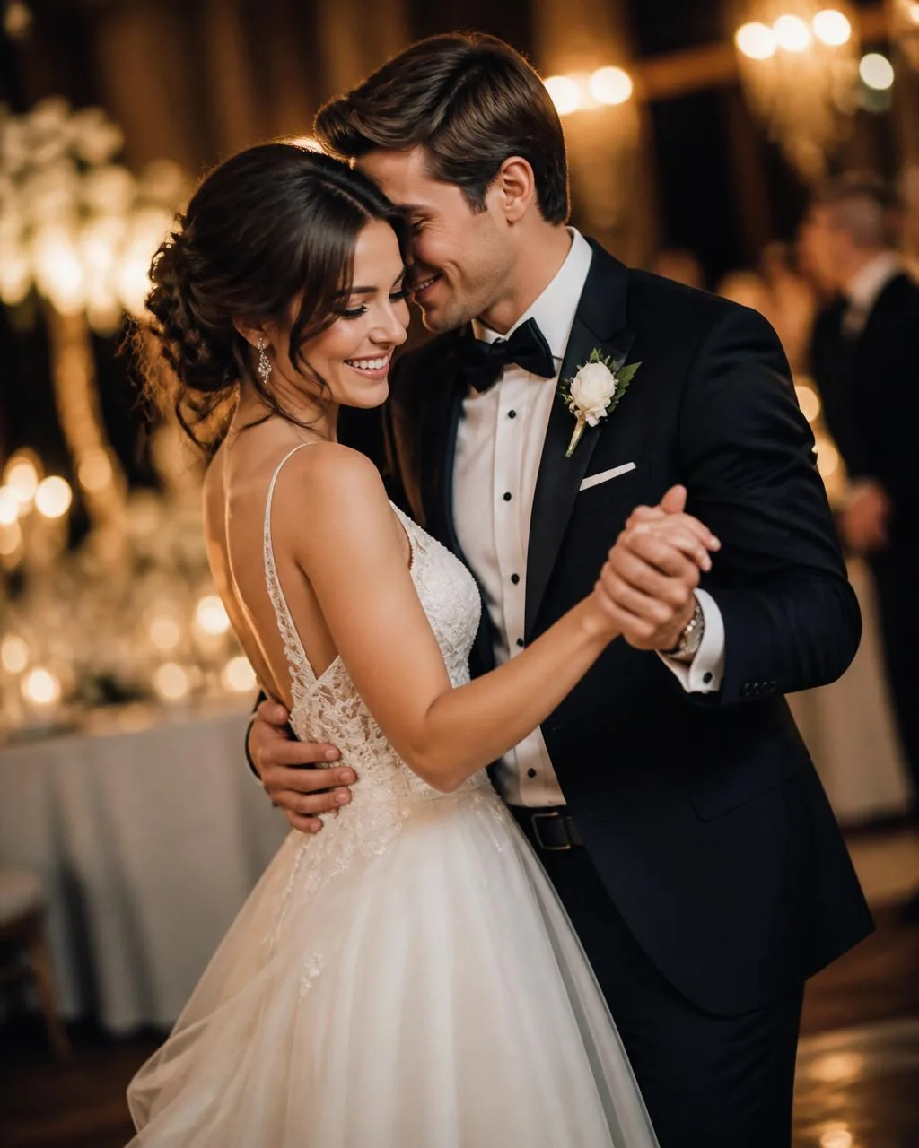 Pareja bailando en una boda